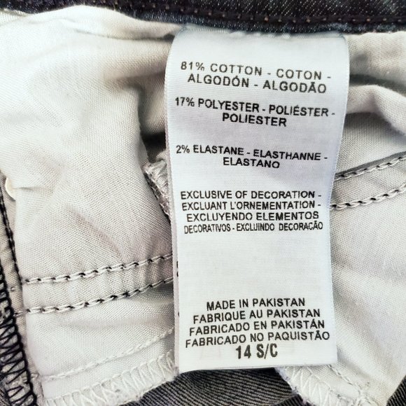 Women's Blue Levi's Jeans Size 14 Short Bootcut - Picture 6 of 7